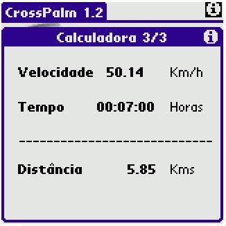 Calculadora 3/3 - Informando velocidade e tempo será calculado a distância que será percorrida