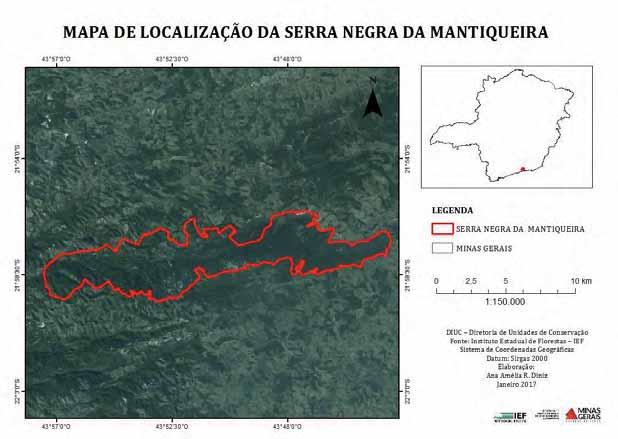 3. CARACTERÍSTICAS GERAIS DA UNIDADE PROPOSTA Área Proposta para criação do Parque Estadual Serra Negra da Mantiqueira. Superfície: 6.