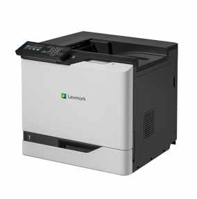 Lexmark CS820 Series A impressão de alto desempenho e a cor de qualidade profissional distinguem a Lexmark CS820, tornando-a não apenas a impressora a laser colorida de formato A4 mais rápida de sua