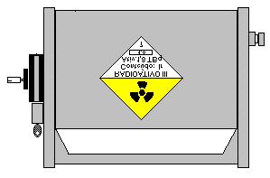 Assim cada blindagem é dimensionada para conter um elemento radioativo específico, com uma certa atividade máxima determinada.