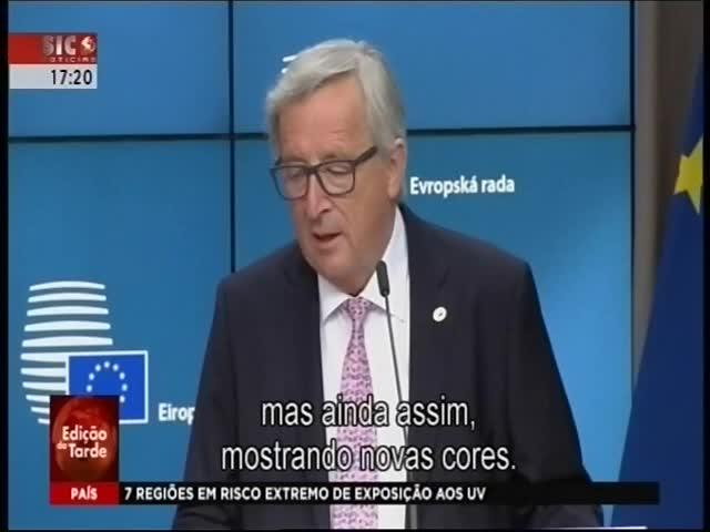 O otimismo foi manifestado hoje em Bruxelas pelo presidente da Comissão Europeia, Jean-Claude