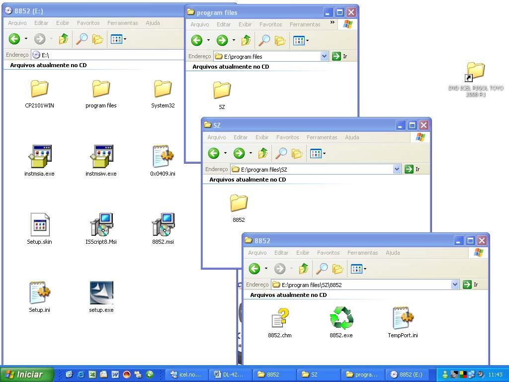 8. SOFTWARE O software do DL-4200 pode ser instalado no computador e também poder ser executado a partir do CD. 8.1. Execução a partir do CD a.