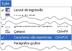 FORMATAR PARÁGRAFO Permite aplicar alinhamentos, recuos, bordas, numeração, etc.