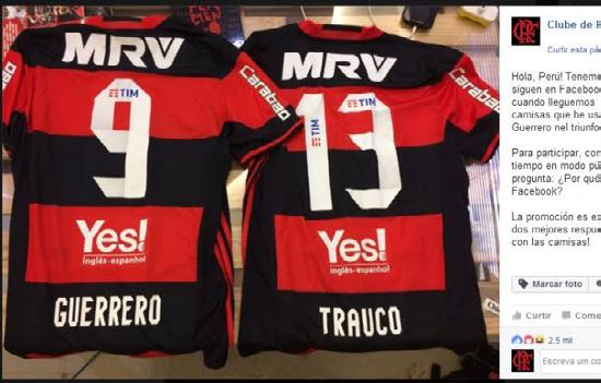 Flamengo faz ação voltada para torcedores no Peru POR ADALBERTO LEISTER FILHO O Flamengo lançou ação especial para engajar seus fãs peruanos.