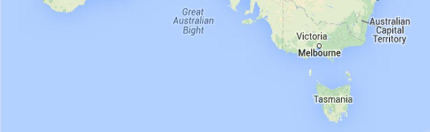 Estado de New South Wales, até Atherton, no norte do estado de Queensland (GRIJPMA;