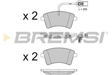 Pastilhas travão FR BP3504 Citroën Berlingo Peugeot Partner ; 1007