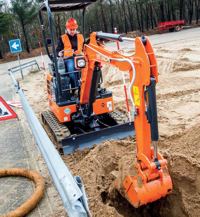 ZX17U-5 / ZX19U-5 EFICIÊNCIA OPERACIONAL As novas mini-escavadoras ZAXIS têm excelente produtividade, eficiência de consumo de combustível e robustez numa grande variedade de trabalhos.