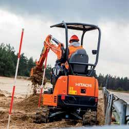 As ZAXIS 17U e 19U foram desenvolvidas para aumentar a rentabilidade dos clientes e acrescentarem valor a qualquer frota.