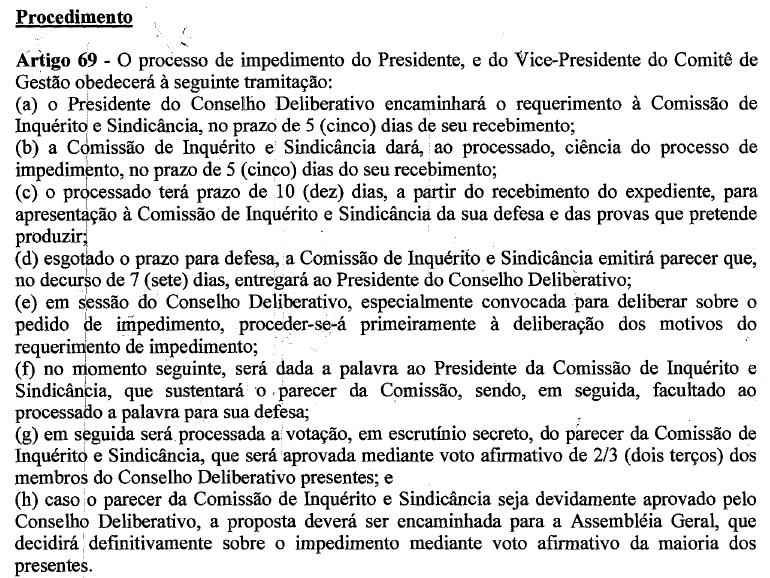 VIII PREVISÃO EM ESTATUTO OU CONTRATO SOCIAL, DO AFASTAMENTO