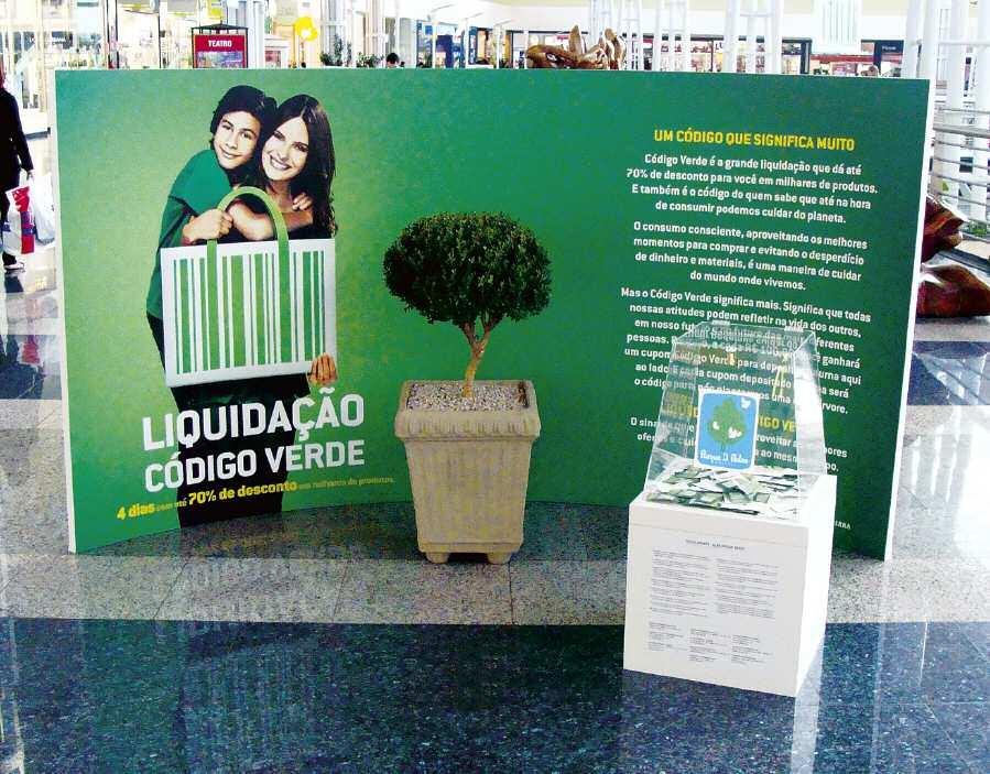 Com um investimento de 2,5 milhões de reais ( 907,050), a sierra brasil promoveu reduções de preços até 70% nos dez shopping centers existentes no país, antecipando 1,6 milhões de visitas e um