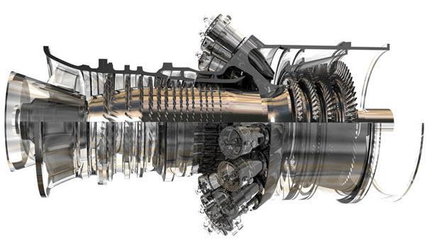 Figura 16 - Corte de uma turbina a gás (http://www.districtenergy.org/blog/wp-content/uploads/2012/09/ge-9fb-gas-turbine.jpg) 4.