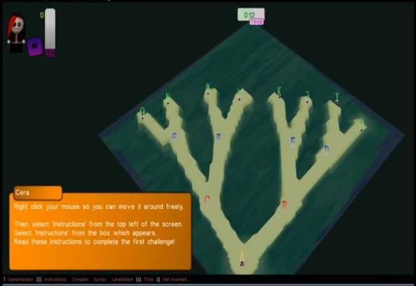 Após escolher as variáveis para o loop é possível visualizar as iterações através da construção de bonecos de neve. Além disso, ao final das iterações (fim do loop) o jogador recebe um resultado.