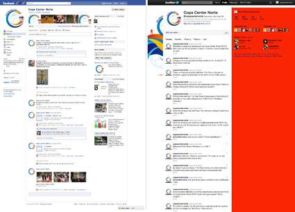 3.2 - Mídias Sociais Além do site oficial da Copa Center Norte 2010, a Live Sports Marketing também priorizou uma presença ativa nas mídias sociais.