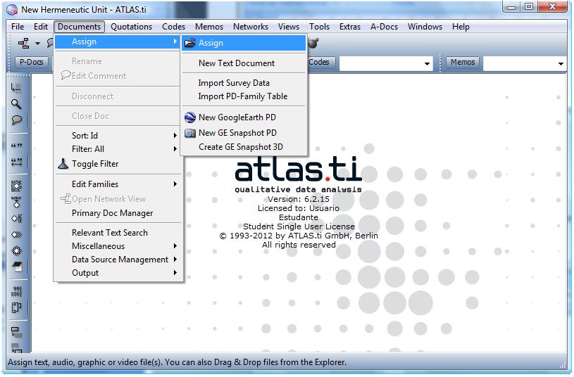 Fig 1. Ícone do Software Atlas TI Fonte:Atlas TI 6.