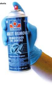 juntas químicas e pré-formadas. Aplicar um jato de spray sobre a junta, aguardar 10 minutos e remover a junta com uma espátula. Remove pintura e outros resíduos.