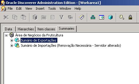 12 Implantação do Armazém de Dados da Fruticultura no Ministério da Agricultura, Pecuária e Abastecimento BROWNBRIDGE, P.R.; MEAD F.; FRY, N. Oracle Discoverer 4i Plus: user s guide, release 4.