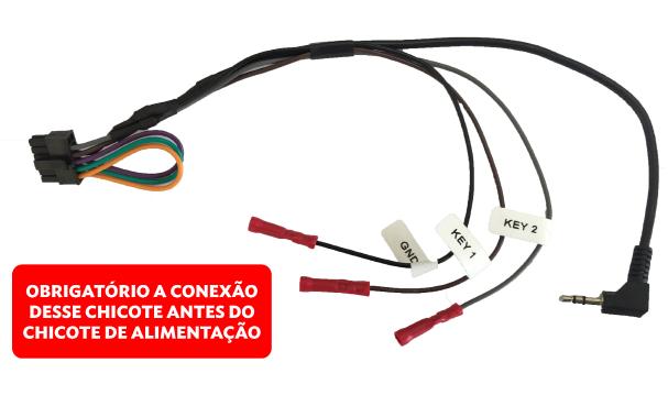 Procedimentos de instalação: * IMPORTANTE: Certifique-se de que a instalação está sendo feita com a ignição desligada e sem a chave no contato. 1) Remova o rádio original.