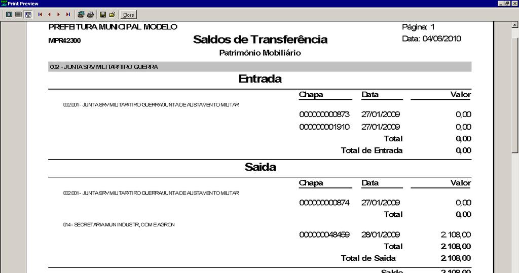 1 Unidade Orçamentária: Informe a faixa de unidade orçamentária. 2 Período Aquisição: Informe a faixa de data de aquisição. 3 Tipo de Relatório: Selecione o tipo do relatório.