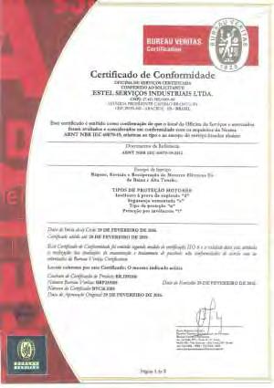 workshop by the Bureau Veritas  This certification assures that