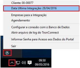 Será habilitado um ícone com as seguintes opções: 1.1 Cliente O número do código de contrato do cliente; 1.