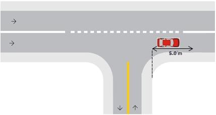 Estacionar nas esquinas e a menos de 5m do alinhamento da via transversal 569 568 538-00 - 02 12 Art.