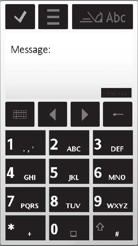Para inserir um espaço Desenhe uma linha curta para a direita. Utilizar teclados Pode tocar num campo de introdução de texto para activar o teclado no ecrã.