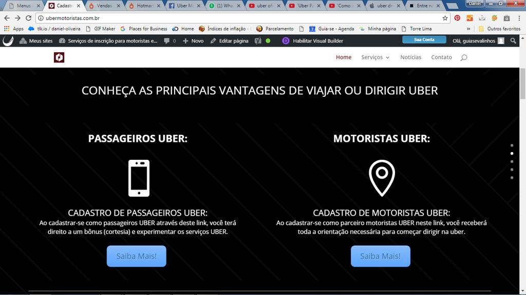 SEGUNDO PASSO: b) Baixar o aplicativo UBER Driver na App Store (Versão