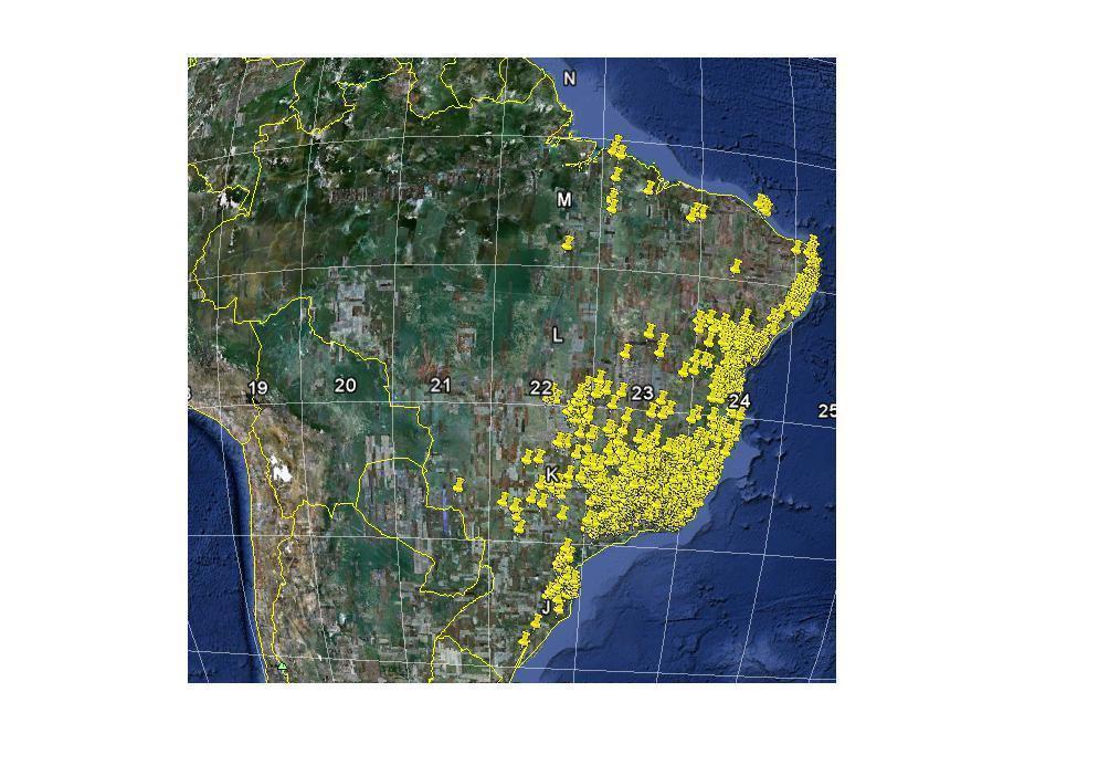 28 Essa amostra está distribuída em todas as regiões do Brasil, sendo que a grande concentração se encontra na região Sudeste, principalmente em Minas Gerais e a menor na região Norte, a qual foi