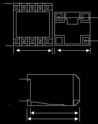 Transdutr de tensã u crrente cntínua (analógic) Revisã 3.3-18/11/2015 [12] Dimensinal Dimensões em milímetrs.