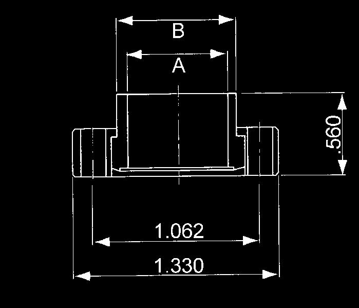 bored blank, neck (rotatable) Part no. A B Price VC-CF-133-000RK blank - $14.00 VC-CF-133-075RK.630.750 $14.