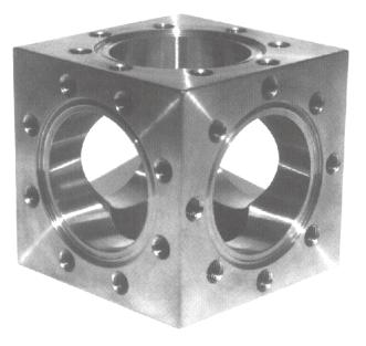 6-way cube cross CF SERIES Part no. Flange Size A Price VC-CF-133-5WYCUBE 1.330.