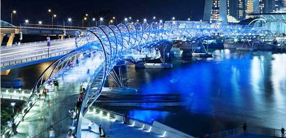 19 a) Ponte Helix, localizada em Marina