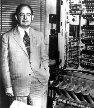 MÁQUINA DE VON NEUMANN Jhon Von Neumann (1903-1957, Hungría) Foi professor na Universidade de Princeton e um dos construtores do ENIAC.