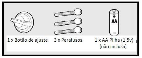 PREPARAÇÃO Antes de iniciar a montagem do produto, certifique-se de que todas as peças estejam presentes.