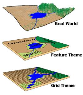 Vector X Raster Representation Mundo Real