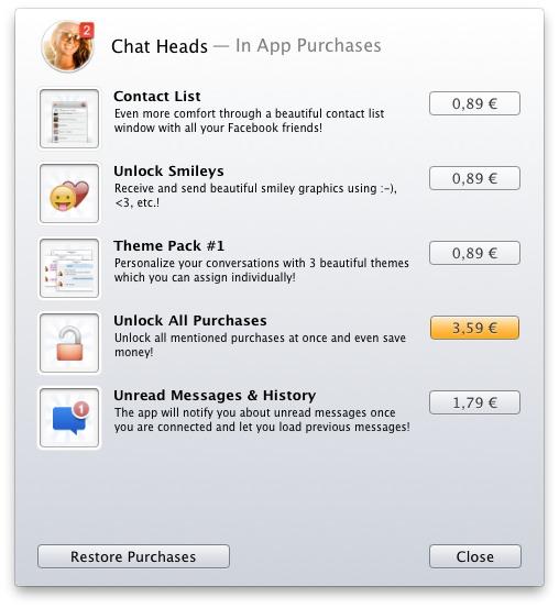 O O Chat Heads traz para o OS X uma opção que muitos utilizadores das aplicações móveis do Facebook usam e se habituaram a usar diariamente.