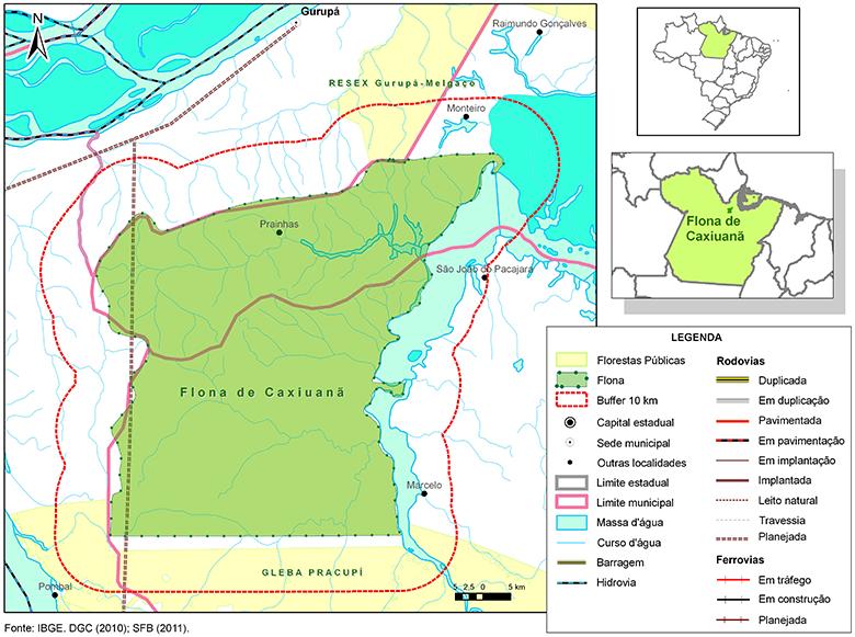 Anexos Floresta Nacional de Caxiuanã Pará PA Marcos Legais Área (em ha): Bioma: Decreto nº 239, de 28/11/1961 Conselho Consultivo: Portaria nº 25, de 11/5/2009 Plano de Manejo: em elaboração Portaria