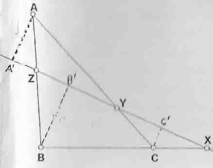 Projecto Delfos: Escola de Matemática Para Jovens 6 Teorema (Stewart). Seja ABC um triângulo e X BC. arbitrary. Então os comprimentos a, b, c, m = BX, n = XC, p = AX satisfazem Prova.