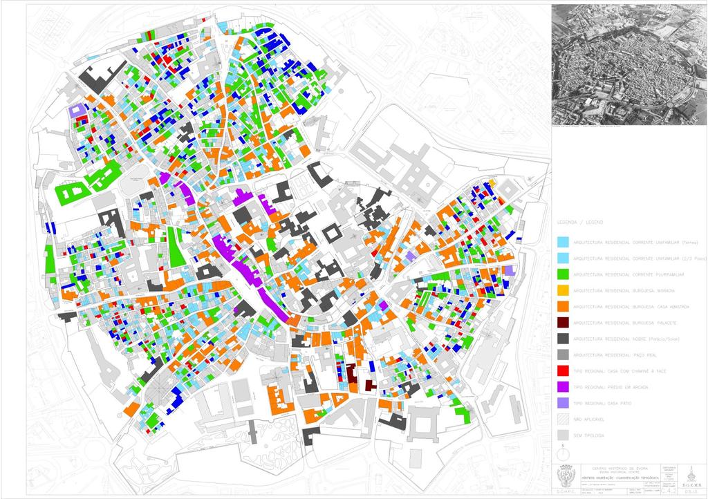 Figura 32 Síntese tipológica residencial de Évora