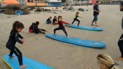 das técnicas do surf junto aos