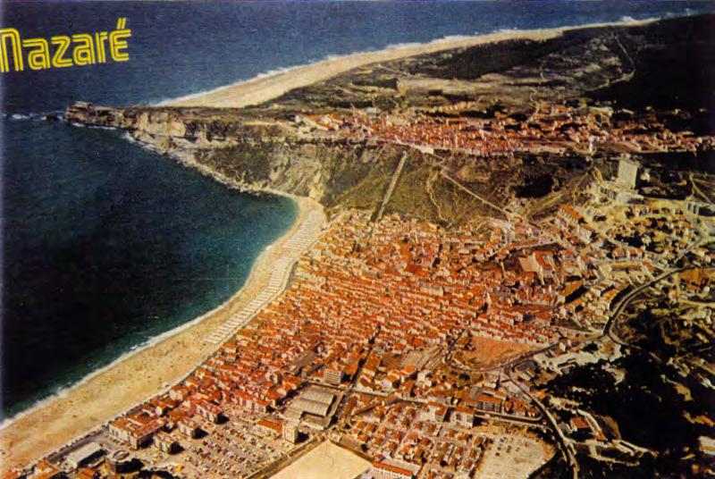 praia subjacente. (Foto A. Dias, 13.MAR.90) 53 - Nazaré.