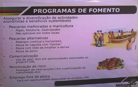 Figura 4 Não há clareza sobre por quanto tempo as comunidades terão assistência para garantir a sua subsistência. Contudo, haverá um fundo de desenvolvimento comunitário.