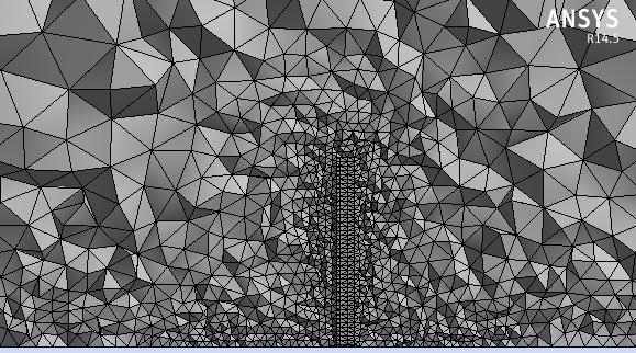 Devido a simplicidade da geometria, foi utilizado o próprio software Ansys para desenho da sua estrutura, em sua plataforma CAD, denominada Design Model.