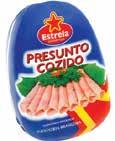 Presunto cozido sem capa O presunto tradicional é feito apenas com o pernil (pata traseira), que é uma parte mais nobre e menos gordurosa do suíno.