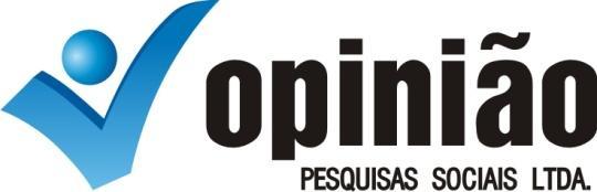 OPINIÃO Pesquisas Sociais Ltda. Rua Luis de Melo, 220. Prata. Ed.: Farol da Prata, sala 01. Campina Grande PB. Tel.