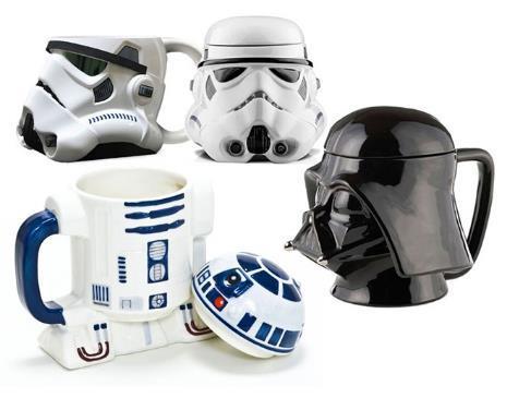 Os copos de Star Wars em 3D são os novos copos de cerâmica em que o pequeno-almoço e piqueniques todos os amantes de Star Wars. Existem dois personagens diferentes: Darth Vader, Stormtrooper.