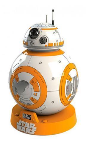 Relógio do projetor BB8 Star Wars é um relógio digital que tem a forma de BB8, o adorável astrodroma que aparece no filme Star