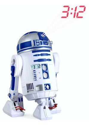 Star Wars Projector Clock são os relógios com figuras R2-D2 e o busto de Darth Vader para acordá-lo todas as manhãs.