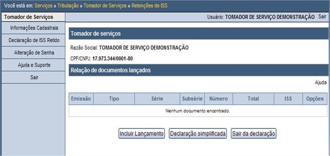 uma para outra é a forma de emissão do documento de arrecadação municipal. A opção INCLUIR LANÇAMENTO irá emitir para cada lançamento de nota fiscal lançado um documento de arrecadação municipal.