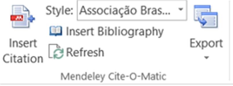 31 Clique em Refresh ou apague a bibliografia criada e insira novamente. Obs.